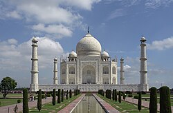 The Taj Mahal in India, 17th century