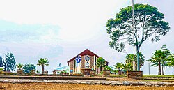 Photograph depicting the Marian sanctuary of Kibeho, a place of the recognized Marian apparitions occurred in Africa