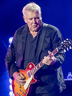 Alex Lifeson, guitarist and co-founder of Rush, pictured in 2022