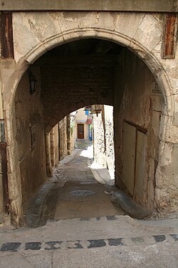 The Rue de la pousterle in Magalas