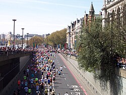 The 2005 London Marathon: running races, in their various specialties, represent the oldest and most traditional form of sport.