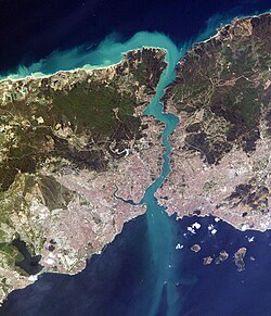The Bosporus, taken from the International Space Station