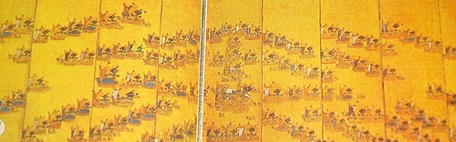 Yi Sun-sin's crane wing formation, famously used at the Battle of Hansando