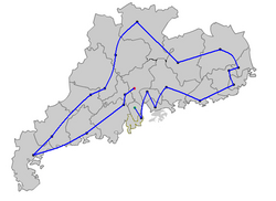 Torch relay route