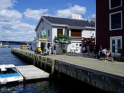 The Halifax Boardwalk, a public footpath along Halifax Harbour