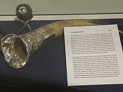 The Skeabost Horn – The trophy for competition in the old Southern Shinty Leagues in Central Belt Scotland