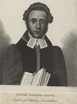Young Samson Raphael Hirsch, the ideologue of Orthodox secession in Germany.