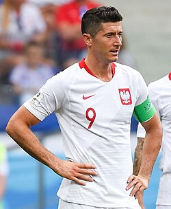 Robert Lewandowski is Poland's top goalscorer and their most capped player.
