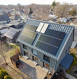 Passive house developed by Western Technical College in La Crosse, Wisconsin[1]