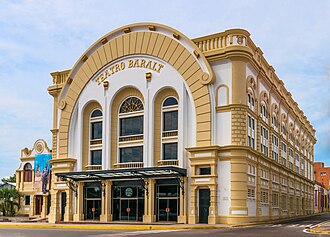 The Baralt Theatre was opened in 1883