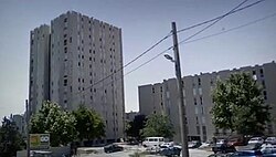 La Castellane, in the northwestern edge of Marseille, where Zidane was born in 1972