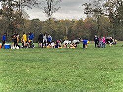 Youth of Monroe at a track and field competition