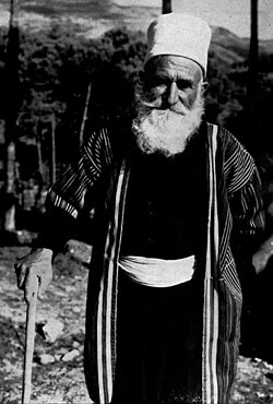 Druze sheikh from a village in the mountains near Beit ed-Dine