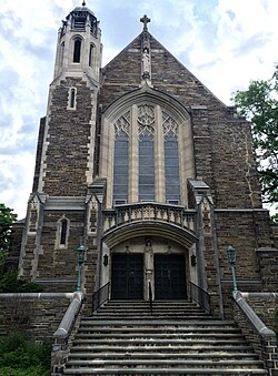 The chapel of St. Joseph's Seminary, built 1914 in Plainsboro, though it bears a Princeton address