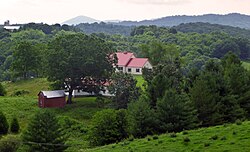 The highlands of Grayson County in Southwest Virginia