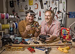 Dale Dougherty, left, and Tim O'Reilly in 2008