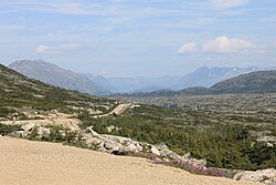 Subarctic climate in Alaska, near Yukon