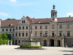St. Emmeram's Abbey, now Schloss Thurn und Taxis, a huge palace
