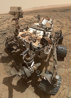 Curiosity on the surface of Mars