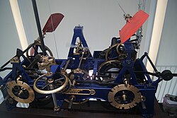 Gillett & Johnston clock movement, Victoria Theatre and Concert Hall, Singapore, 1906.