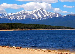 Mount Elbert at 14,440 feet (4,401.2 m) is the highest summit of the Rocky Mountains and Colorado.