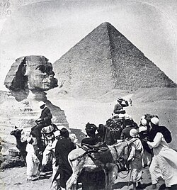 Cultural tourism in Egypt in the 19th century.