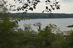 The Mississippi River at Hannibal