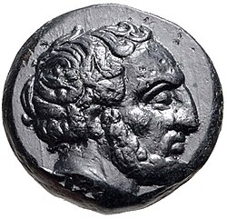 The Achaemenid Empire satraps and dynasts in Asia Minor developed the usage of portraiture from c. 420 BC. Portrait of the satrap of Lydia, Tissaphernes (c. 445–395 BC).