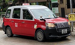 Toyota JPN Taxis in use in Hong Kong