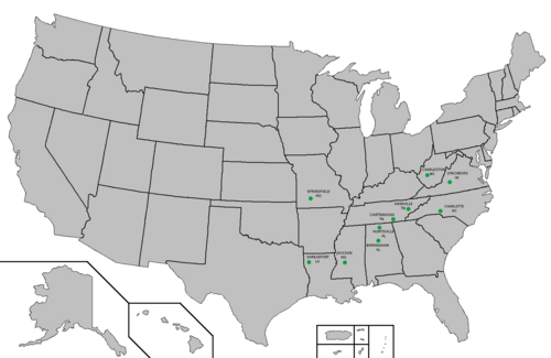 Bible-minded cities map