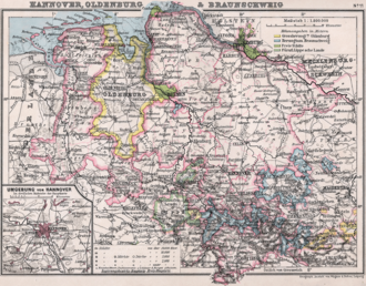 Hannover, Oldenburg, Brunswick (1905)