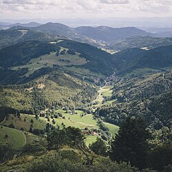 The Black Forest as seen from the Belchen