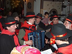 Befana feast in Santa Sofia, Emilia–Romagna, Italy