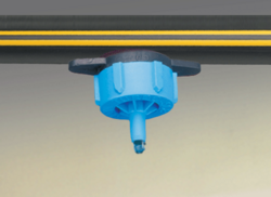 Drip irrigation – a dripper in action