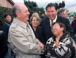 Lagos visits Paniahue in 2001.