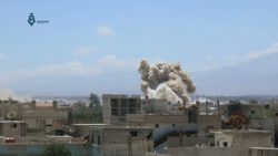 Bombing of Darayya suburb of Damascus by the Syrian Arab Air Force, 17 June 2016