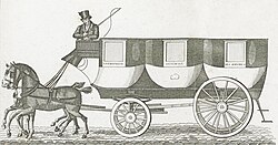 An omnibus design from 1828, Paris