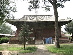 Geyuan Temple Wenshu Hall built in 966 is the oldest extant Liao building