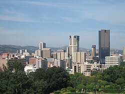 The central business district