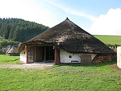Iron Age roundhouse reconstruction