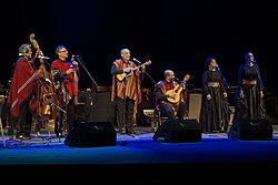 Los Folkloristas a musical group formed in Mexico City in 1966 and dedicated to the research, execution, and dissemination of traditional Latin American music. Since its creation, almost fifty musicians have passed through the group.