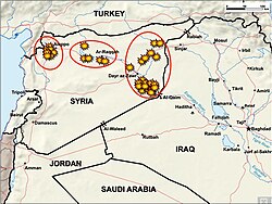Airstrikes in Syria by 24 September 2014