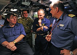 Stanhope on board the submarine HMS Astute