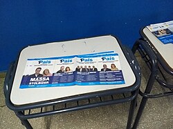 1País lists in the 2017 legislative election, with Massa and Stolbizer as first and second candidates to the Senate for Buenos Aires.