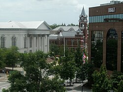 Wilmington theater and banking area