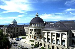 Main building of the Swiss Institute of Technology in Zurich (ETH)