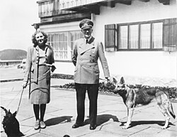 Hitler and Braun in 1942