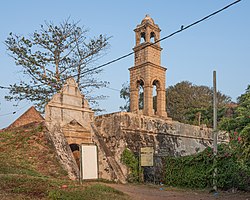 Negombo fort, that was built by the Portuguese to defend Colombo as a part of a defensive system all over the island.