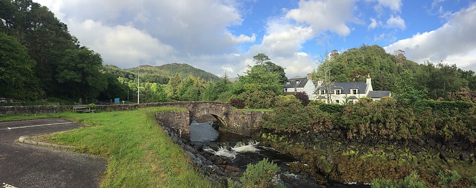 Panoramic view of The Old Inn at Gairloch