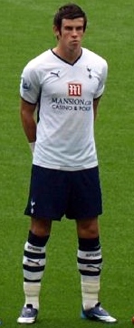 Bale before a Premier League match against Chelsea in August 2008